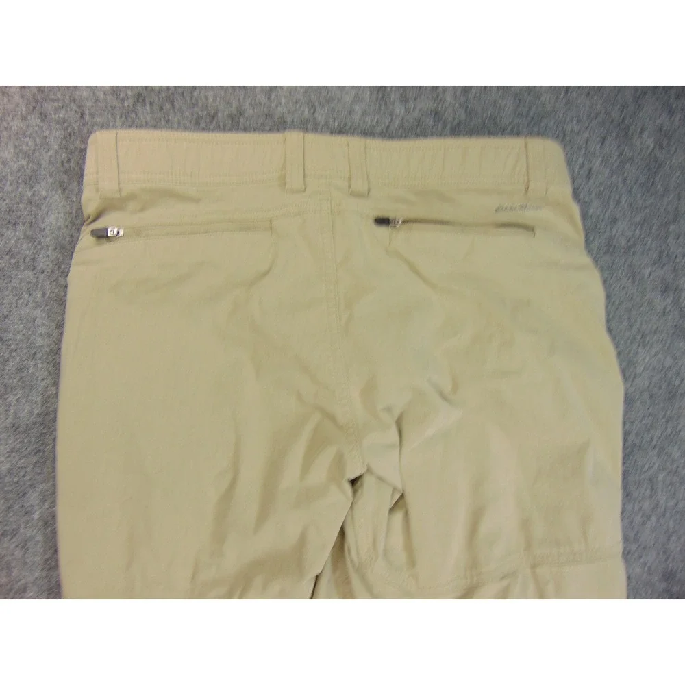 Eddie Bauer Pants Mens 34x34 First Ascent Khaki Solid Outdoor Gorpcore Hiking